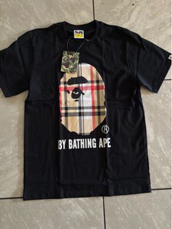 Black BapeXBurberry t shirt