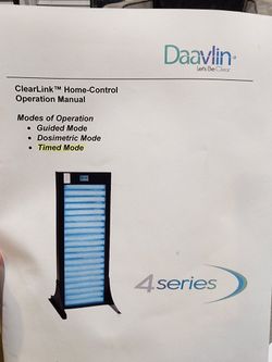 Daavlin Flex Controlled Phototherapy Unit Operation Manual, 42% OFF