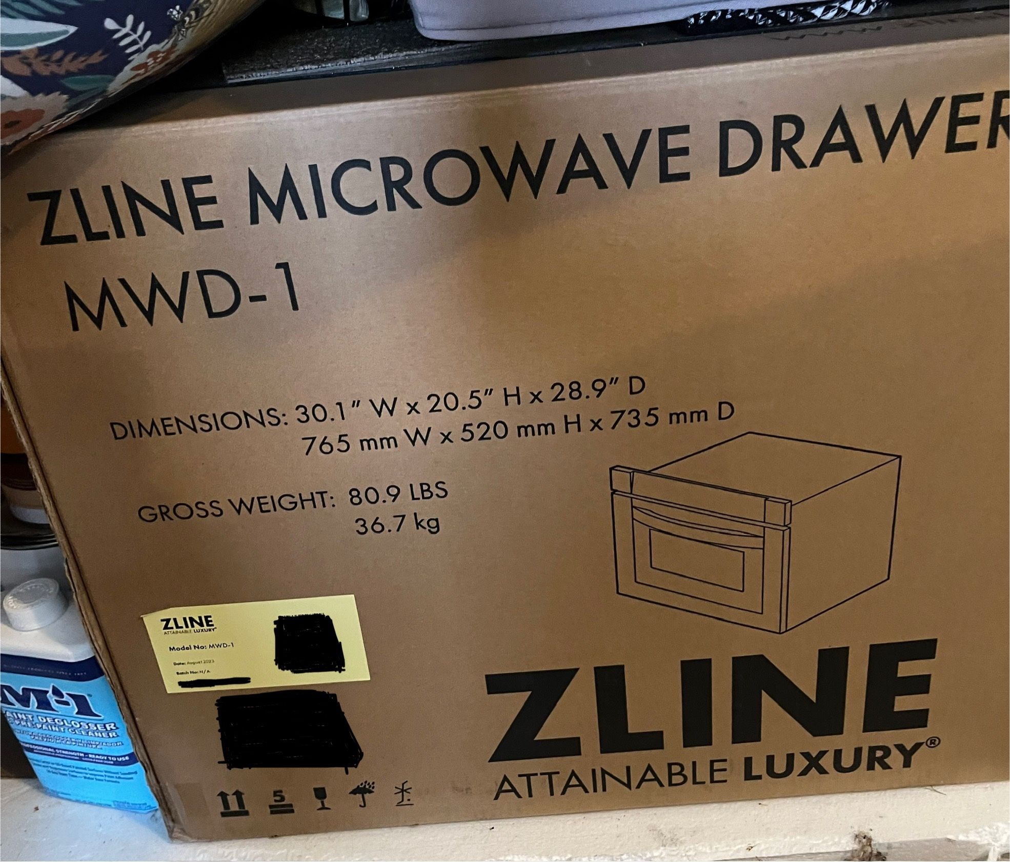 Brand New ZLINE microwave drawer MWD-1 $800