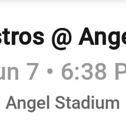 Angels Vs Astros Trout Bobblehead Giveaway $50 2 Tix