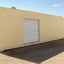 ### JUST SOLD ### 40 FT.  High Cube Shipping Container with Options. auto parts accessories
