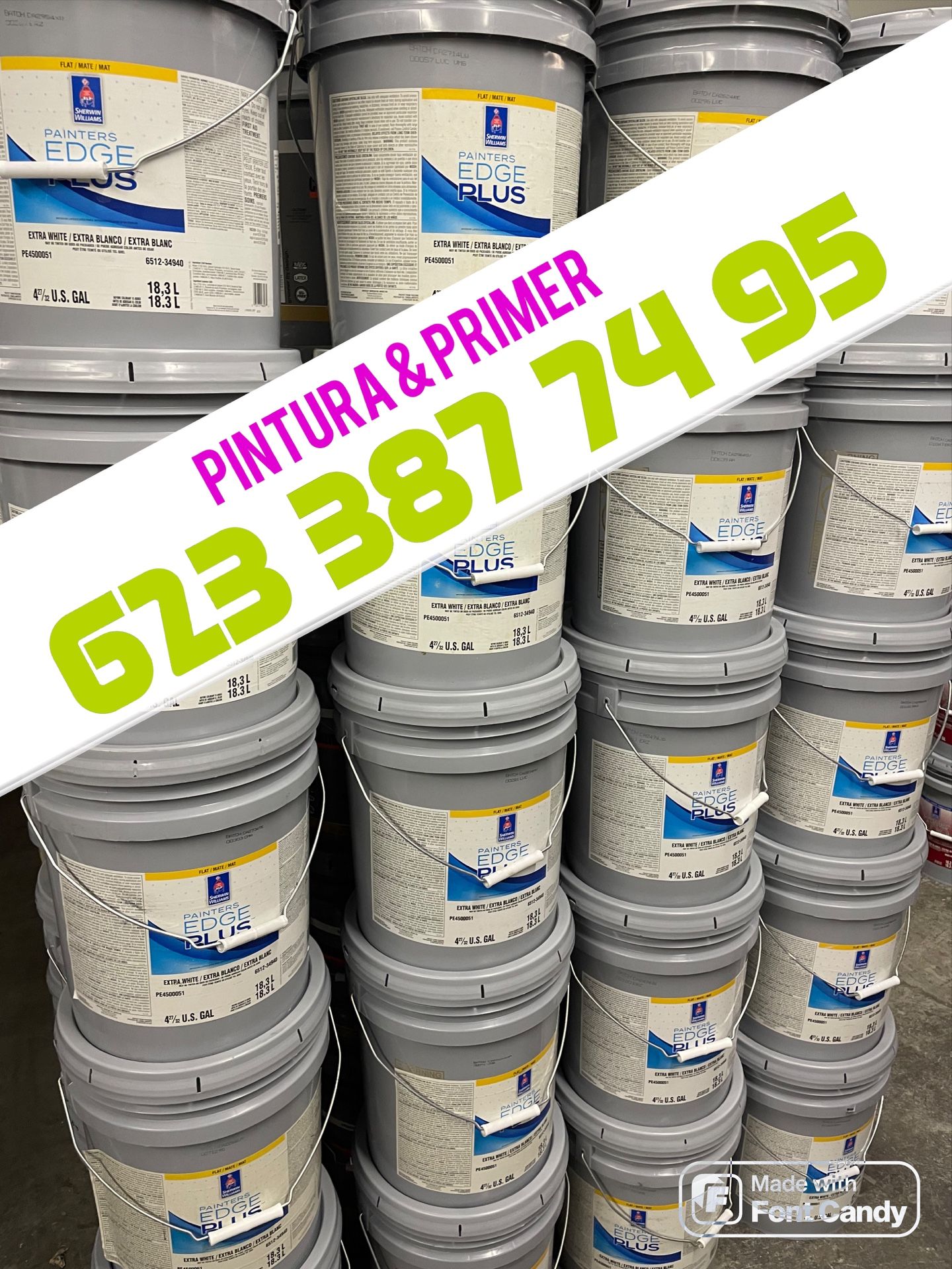 White Eggshell Flats Paints