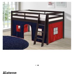 Twin Loft Bed With Mattress 