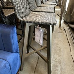 Wicker Barstools
