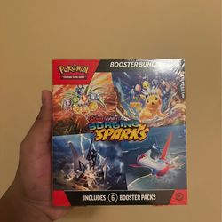 Pokemon Tcg Surging Sparks Booster Bundle Old Verison Sealed Clean