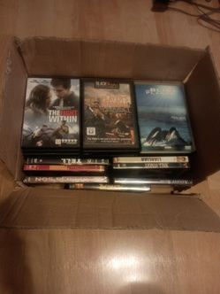 Box of 40 assorted DVDS