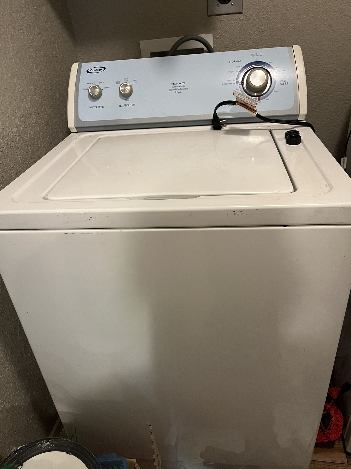 Washer And dryer 