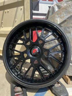 30” Forgiato Fratello XL Red Floater 