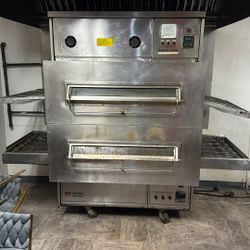 Commercial Conveyor Oven – Double Deck – Working