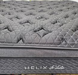 LIKE NEW! Helix Dawn Elite King Mattress - Delivery Available