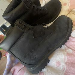 Timberland Boots Black Sz11 