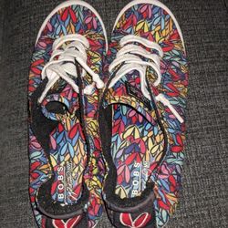 Skechers BOBS Beach Bingo Down With Love Slip-On Sneaker, Women's Size 7.5