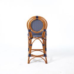 Navy & White Counter Height Stools