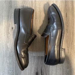 Morjas "The Penny Loafer Rubber Sole, Black Calf, UK 9.5” Men’s USA Size 10