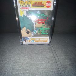 Signed Izuku Midoriya With Quote My Hero Academia 