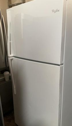 Whirlpool Top Mount White Refrigerator
