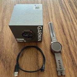 Garmin FENIX 7S Sapphire Solar Bronze Titanium Shale Gray Band 010-02539-28