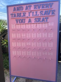 Wedding Or Quinceañera Save The Date Board Stand.