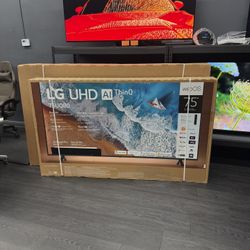 75 INCH LG UHD UQ8000 SMART 4k TVS AI THIN Q TVS 