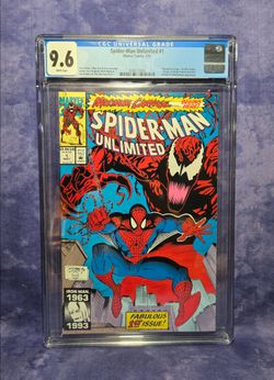 Spider-Man Unlimited #1 1993 CGC 9.6 WP 1st App Of Shriek