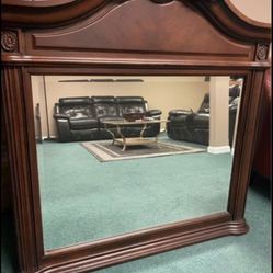 Solid Wood Dresser Mirror