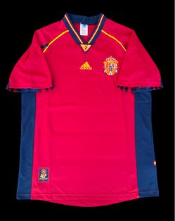 Spain 1998-99 Home Jersey XL Adidas Vintage Soccer Futbol La Roja España Futbol