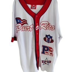 Roberto Clemente Mega USA Jersey # 21 Puerto Rico Boricua Pullover 3xl Stitched