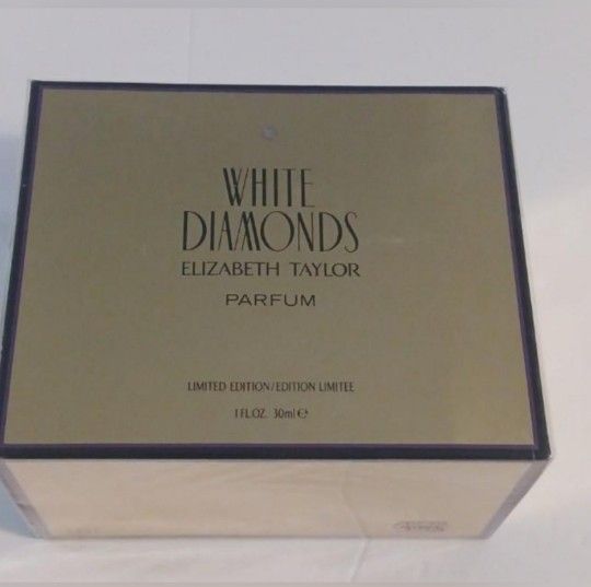 Elizabeth Taylor White Diamonds 1 oz Perfume Numbered Limited Edition #2891/3000