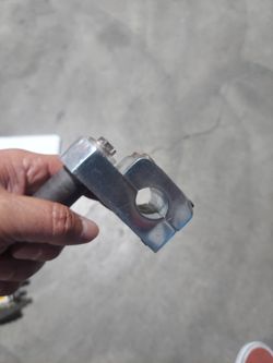 Vintage DK Pro BMX Stem Polished Silver Aluminum Old School