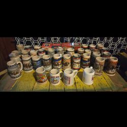 Assorted Beer Steins 