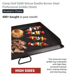 Camp Chef SG60 Griddle (Steel) 14" Brand NEW