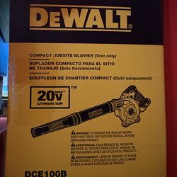 Dewalt new blower 20v