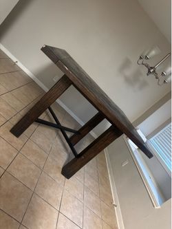 Wood table