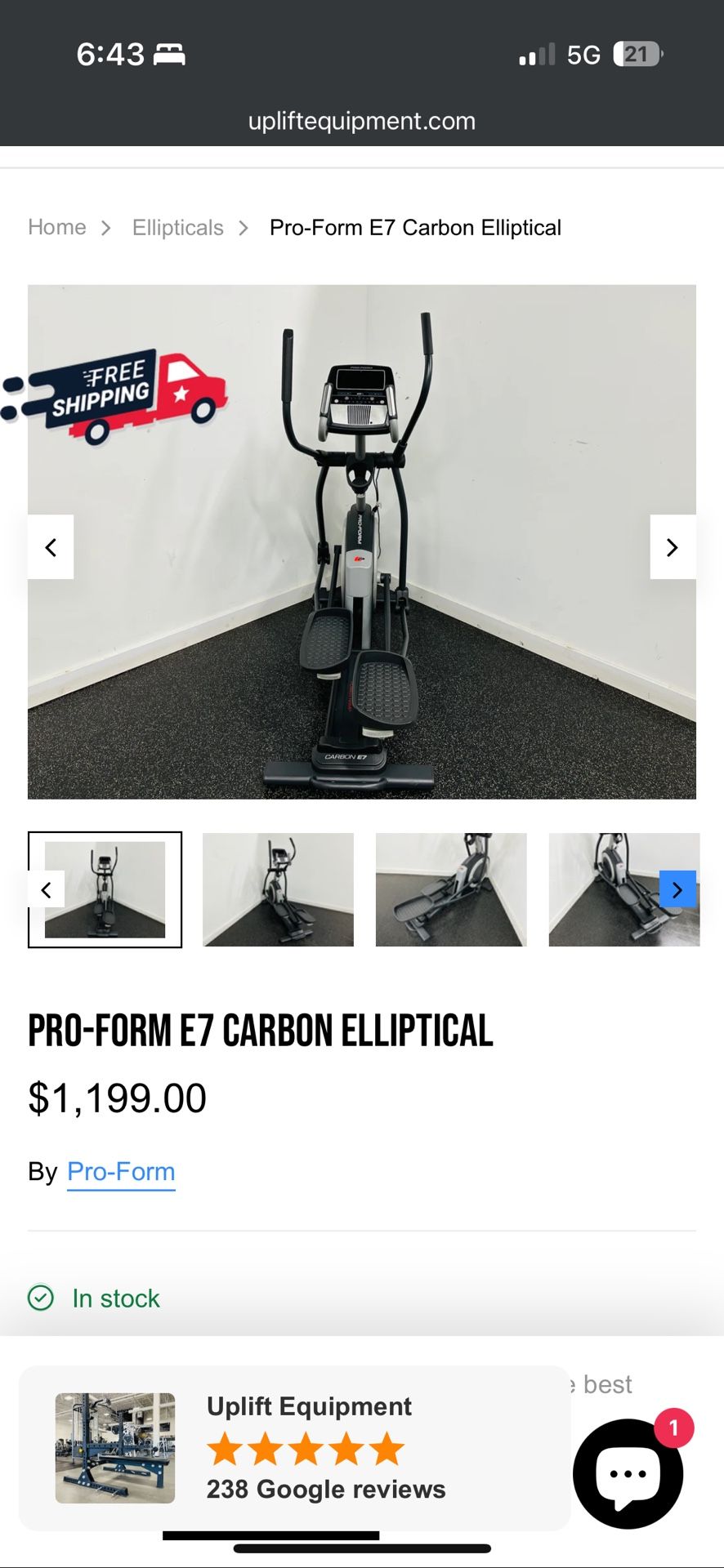 Pro Fit Eliptical