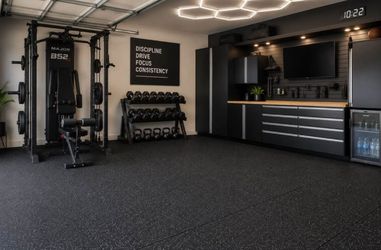 $180 | 8mm Rubber Gym Flooring Rolls | Garage & Home Gym