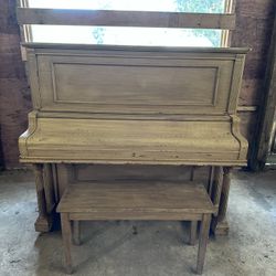 Antique Mahogany Piano