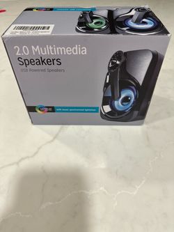 Computer Speakers Pair, Wired PC Speakers Powered by USB