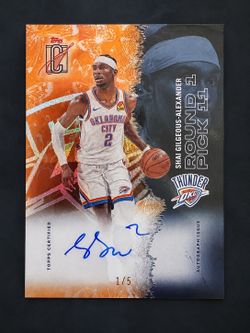Topps Signature Class Shai Gilgeous-Alexander 1/5 Auto