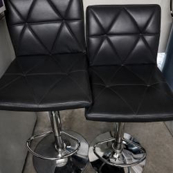 Modern Adjustable Bar Stools ( Set Of 2) 
