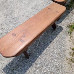 Two Viking Style Benches 
