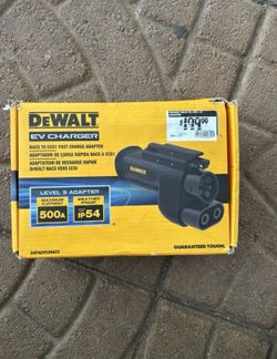 DeWalt DXPAEV02NACS 1000VDC NACS To CCS1 Fast Charger Adapter