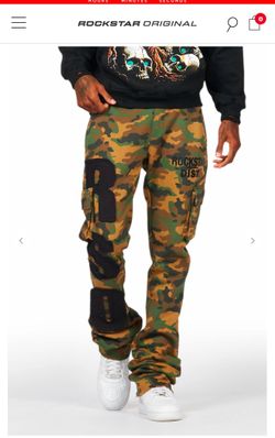 Men’s Rockstar Original Camo Stacked Jeans