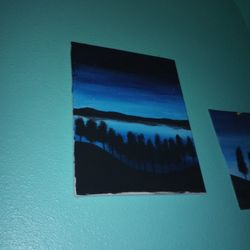 Artwork Blue Landscape 