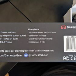 USB Stereo Headset With Built In Microphone CL-CM 5008-U