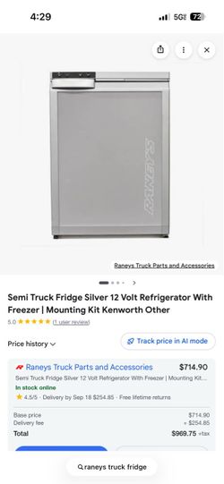 Raneys trucker fridge