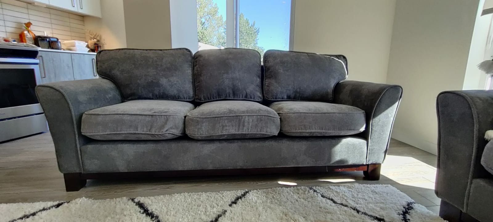 Like new Upholstery Couch with cushions