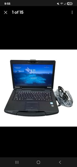 Toughbook Panasonic CF-54 MK3 Intel, Core i5-7300U 32GB RAM 768gb SSD Win11 Pro