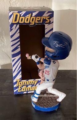 Tommy Edman Dodgers Signed Autographed 2025 SGA Bobblehead Tristar
