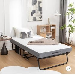 Folding Bed with Mattress (Model YZJ002-0901)
