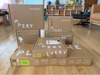Ultimate Lovevery First Year Bundle: 5 Play Kits (3-12 Months) + The Play Gym ($630 Retail)